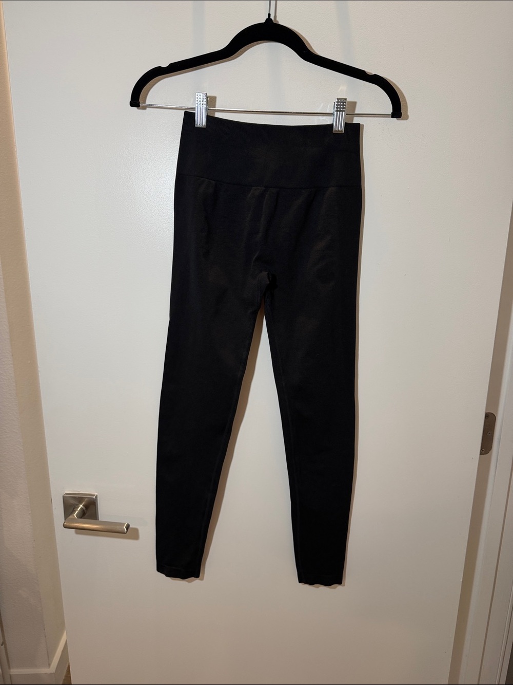 High-Waist Black Leggings